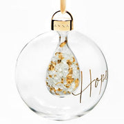 Holiday Hope 5" Crystal & Gold Ornament by ANNA New York Ornament Anna 