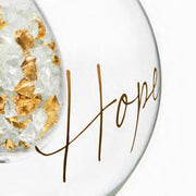 Holiday Hope 5" Crystal & Gold Ornament by ANNA New York Ornament Anna 