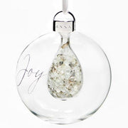 Holiday Joy 5" Crystal & Silver Ornament by ANNA New York Ornament Anna 