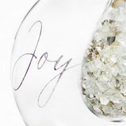 Holiday Joy 5" Crystal & Silver Ornament by ANNA New York Ornament Anna 