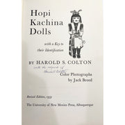 Hopi Kachina Dolls by Harold S Colton, Signed Amusespot 