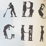 Alphabet Anthropomorphes (Human Alphabets), edited by Jacques Damase Amusespot 