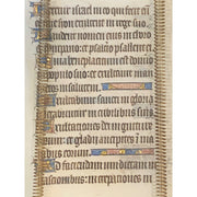 Leaf from the Book of Hours, Rouen, c. 1430, Framed Amusespot 