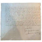 Framed Receipt Document Linlithgow Scotland September 1697 Amusespot 