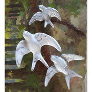 Flying Bird Sculptures by Yarnnakarn Ceramics Yarnnakarn 