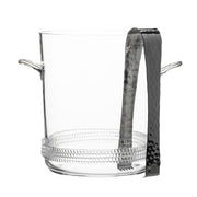 Dean 7" Glass Ice Bucket with Tongs by Juliska Ice Buckets Juliska 