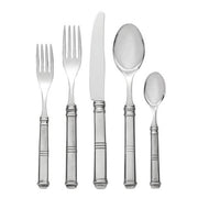 Isabella 5-Pc Flatware Pewter and Stainless Steel Place Setting by Arte Italica Flatware Arte Italica 