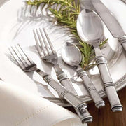 Isabella 5-Pc Flatware Pewter and Stainless Steel Place Setting by Arte Italica Flatware Arte Italica 