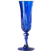 Italia Acrylic Champagne Flute, 6 oz. by Marioluca Giusti Glassware Marioluca Giusti Blue 