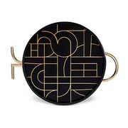 Circuit Round Tray, 16" D by Kelly Behun for L'Objet Decorative Trays L'Objet 