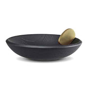 Leaf Bowl, 8" Blackened Oak by Kelly Behun for L'Objet Decorative Bowls L'Objet 