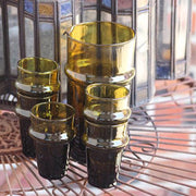 Large Glass, Brown, 10 oz. by Kessy Beldi Glassware Kessy Beldi 