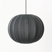Knit-Wit 45 Pendant Suspension Lamp, 17.7" by ISKOS-BERLIN for Made by Hand Lighting Made by Hand Black 