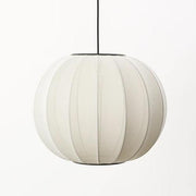 Knit-Wit 45 Pendant Suspension Lamp, 17.7" by ISKOS-BERLIN for Made by Hand Lighting Made by Hand Pearl White 