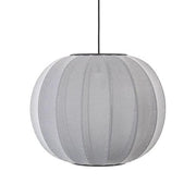 Knit-Wit 45 Pendant Suspension Lamp, 17.7" by ISKOS-BERLIN for Made by Hand Lighting Made by Hand Silver 