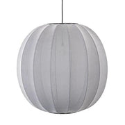 Knit-Wit 60 Pendant Suspension Lamp, 23.6" by ISKOS-BERLIN for Made by Hand Lighting Made by Hand Silver 