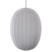 Knit-Wit 65 Pendant Suspension Lamp, 33.8" by ISKOS-BERLIN for Made by Hand Lighting Made by Hand Silver 