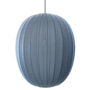 Knit-Wit 65 Pendant Suspension Lamp, 33.8" by ISKOS-BERLIN for Made by Hand Lighting Made by Hand Stone Blue 