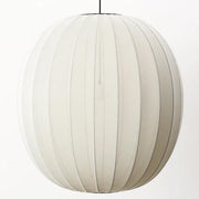 Knit-Wit 75 Pendant Suspension Lamp, 29.5" by ISKOS-BERLIN for Made by Hand Lighting Made by Hand Pearl White 
