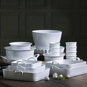 Porcelain Deep Pleated Ramekins Set of 4 by Pillivuyt Baking Dish Pillivuyt 