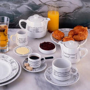 Brasserie Porcelain Saucers Set of 4 by Pillivuyt Coffee & Tea Pillivuyt 