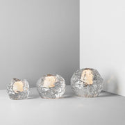 Snowball Votives by Ann Wärff for Kosta Boda Candleholder Kosta Boda Set of 3 