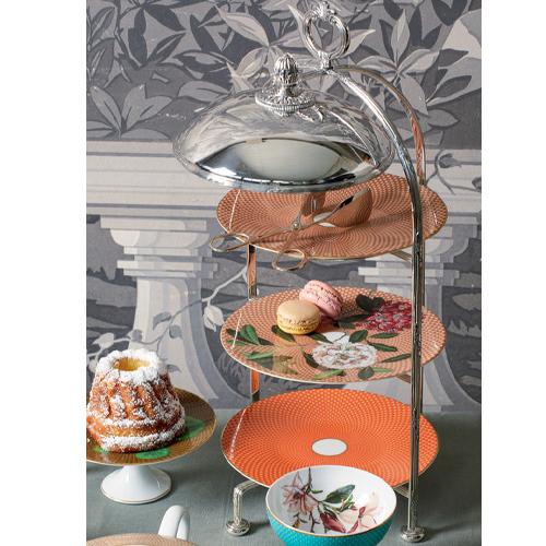 Latitude Silverplated 19 3 Tier Plate Stand by Ercuis