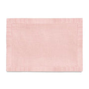 Linen Sateen Placemats, Set of 4 by L'Objet Napkins L'Objet Pink 