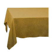 Linen Sateen Tablecloth by L'Objet Table Cloth L'Objet Mustard Medium 