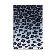 Leopard Linen Sateen Napkins, Set of 4 by L'Objet Napkins L'Objet Blue 