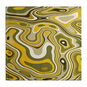 Green & Yellow Waves Linen Sateen Napkin, Set of 4 by L'Objet Napkins L'Objet 