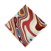 Multi-Color Waves Linen Sateen Napkin, Set of 4 by L'Objet Napkins L'Objet 