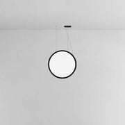 Discovery Vertical Suspension Lamp by Ernesto Gismondi for Artemide Lighting Artemide Vertical 100 Black 