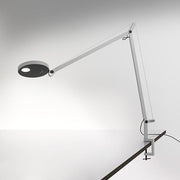 Demetra LED Table Task Lamp by Naoto Fukasawa for Artemide Lighting Artemide Anthracite Grey Clamp Warm 3000K