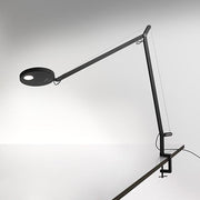 Demetra LED Table Task Lamp by Naoto Fukasawa for Artemide Lighting Artemide Matte Black Clamp Warm 3000K