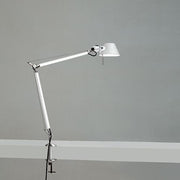 Tolomeo Mini Task Lamp by Michele de Lucchi for Artemide Lighting Artemide White Clamp 