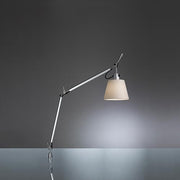 Tolomeo with Shade Task Lamp by Michele de Lucchi for Artemide Lighting Artemide Parchment Inset Pivot 