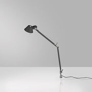 Tolomeo Mini Task Lamp by Michele de Lucchi for Artemide Lighting Artemide Black Inset Pivot 