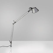 Tolomeo Midi LED Task Lamp by Michele de Lucchi for Artemide Lighting Artemide Aluminum Clamp 