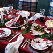 Country Estate Winter Frolic Ruby Dinner Plate, Christmas Eve by Juliska Dinnerware Juliska 
