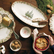Natale Small Oval Platter by Arte Italica Dinnerware Arte Italica 