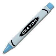 Crayon Retractable Rollerball Pen by Acme Studio Pen Acme Studio Light Blue 