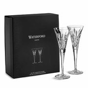 Lismore 6 oz. Toasting Flutes, Set of 2, by Waterford Glassware Waterford 