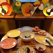 Olhar O Brasil Charger Plate, Red Macaw by Vista Alegre Dinnerware Vista Alegre 