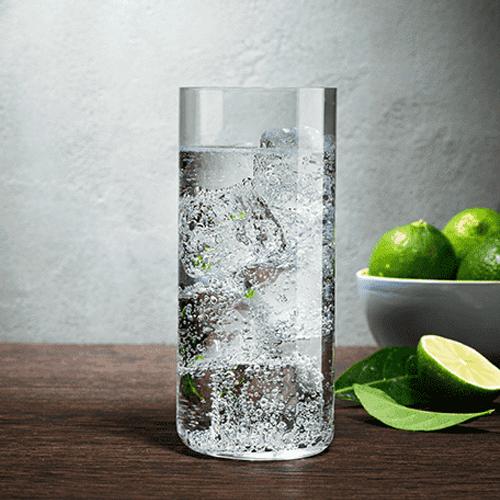 Finesse Grid Crystal Drinking Glasses - Set of 4
