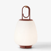 Lucca Portable LED Indoor/Outdoor Table or Hanging Lamp by &tradition &Tradition Maroon 