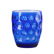 Lente Synthetic Crystal Acrylic Glasses by Mario Luca Giusti Glassware Marioluca Giusti Tumbler Blue/White 