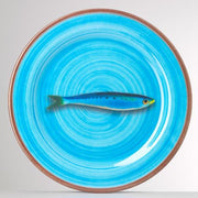 Aimone 10.5" Melamine Dinner Plate by Marioluca Giusti Dinnerware Marioluca Giusti Turquoise 