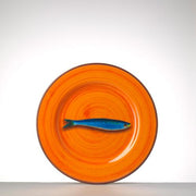 Aimone Melamine Salad/Dessert Plate, 7.5" by Mario Luca Giusti Dinnerware Marioluca Giusti Orange 