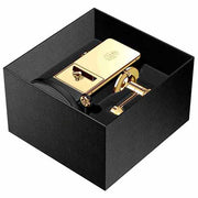 Luxury Black and 23k gold Finish Crank Handle Pencil Sharpener by El Casco Pencil Sharpeners El Casco 